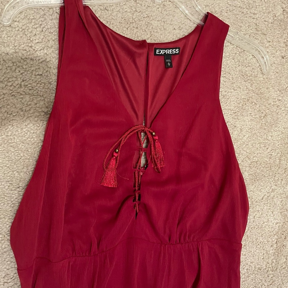 Express Red Dress Medium